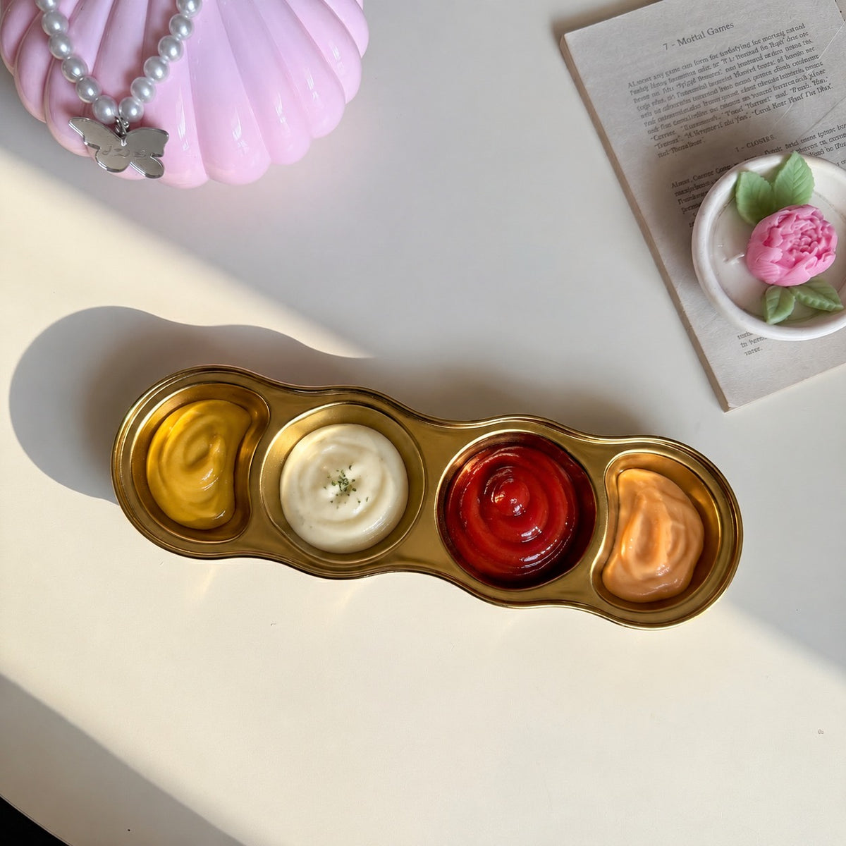Golden Glow Sauce Tray