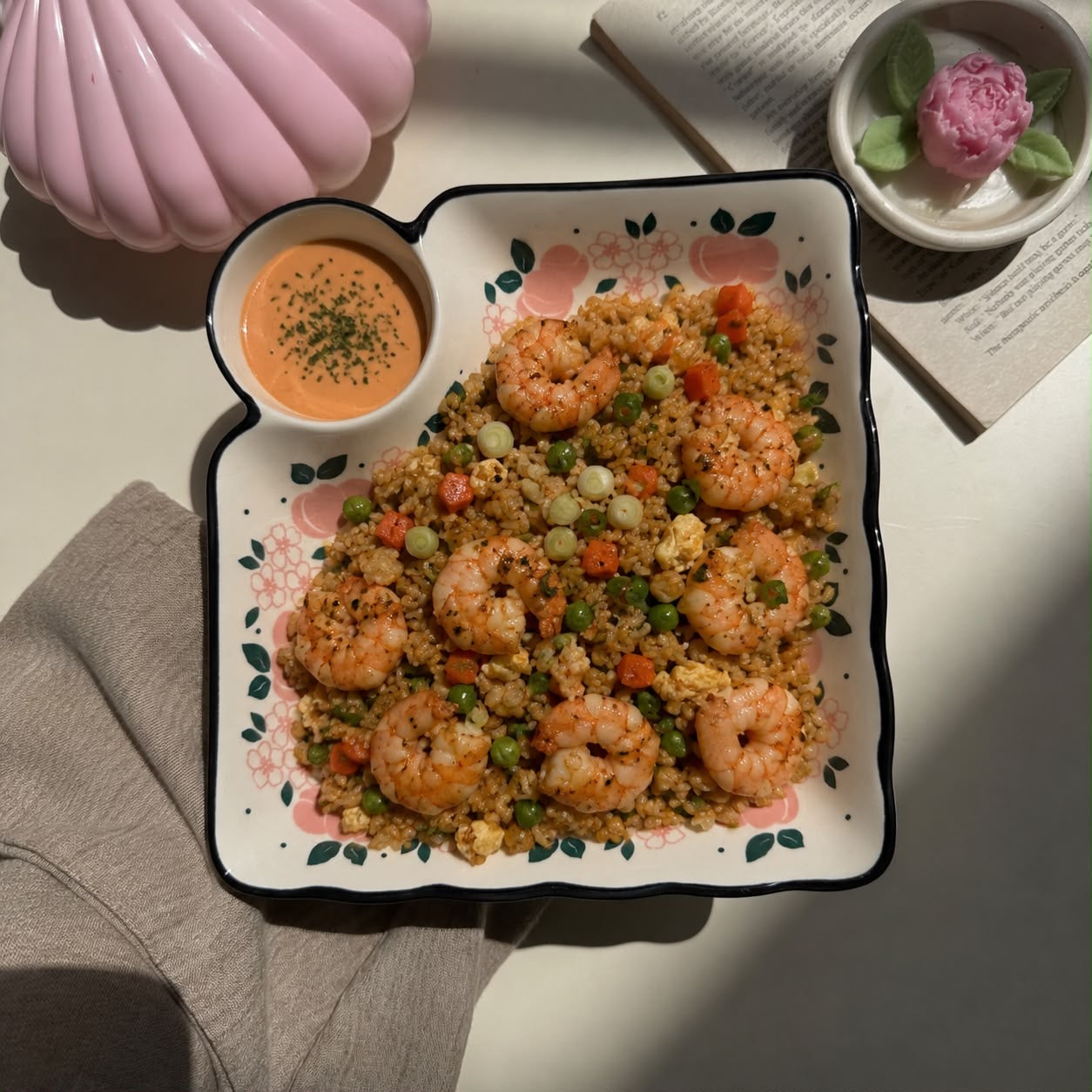 Peach Sauce Plate