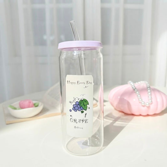 Fruity Glass Cup