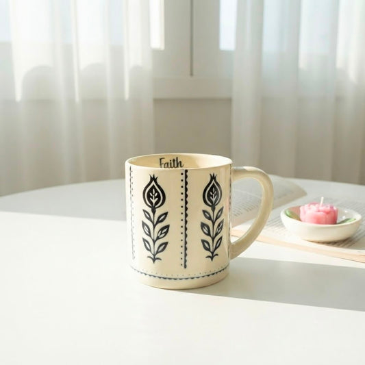 Black Blossom Mug