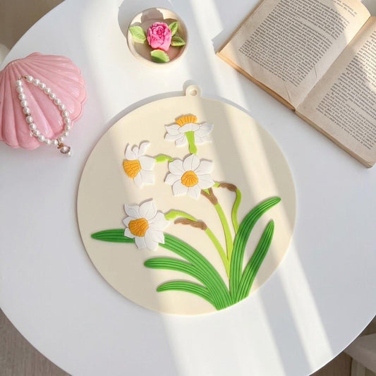 Flowery Silicone Pad
