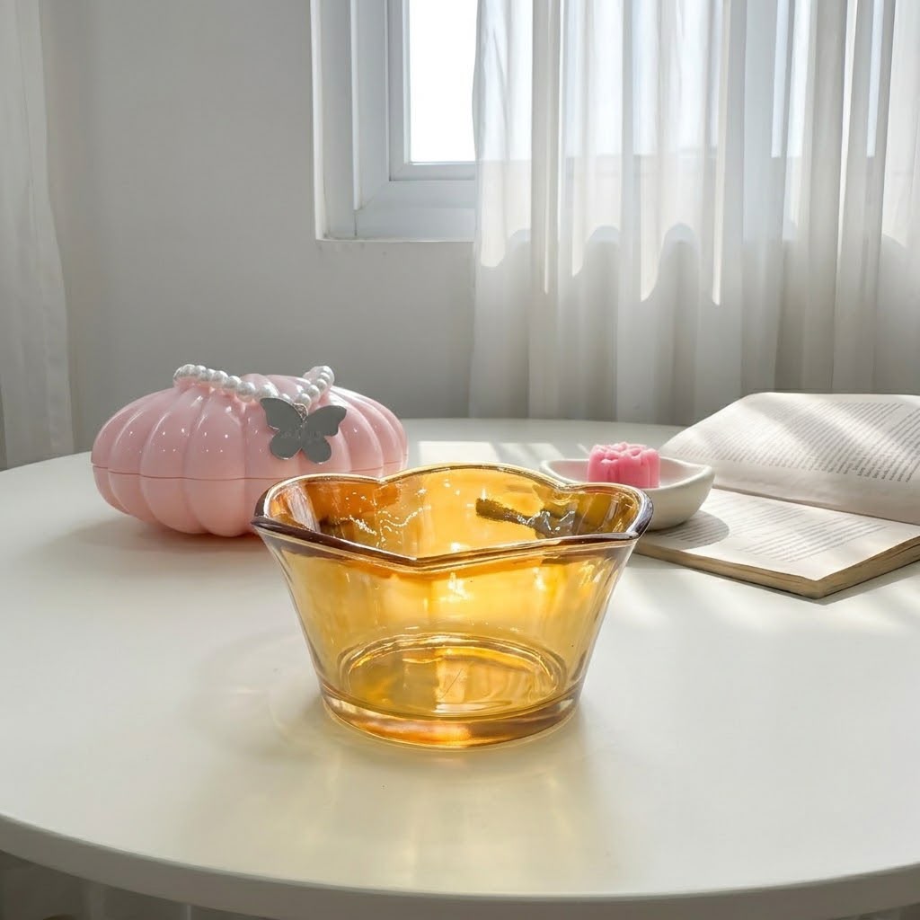 Flower Glass Bowls
