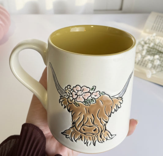 Flora Cow Mug