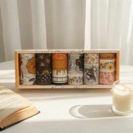 Floral Washi Tape Box