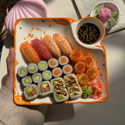 Orange Sauce Plate
