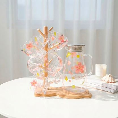 Floral Juice Set