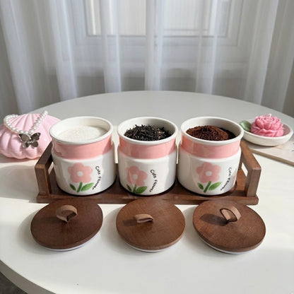 Flowery Canister Set