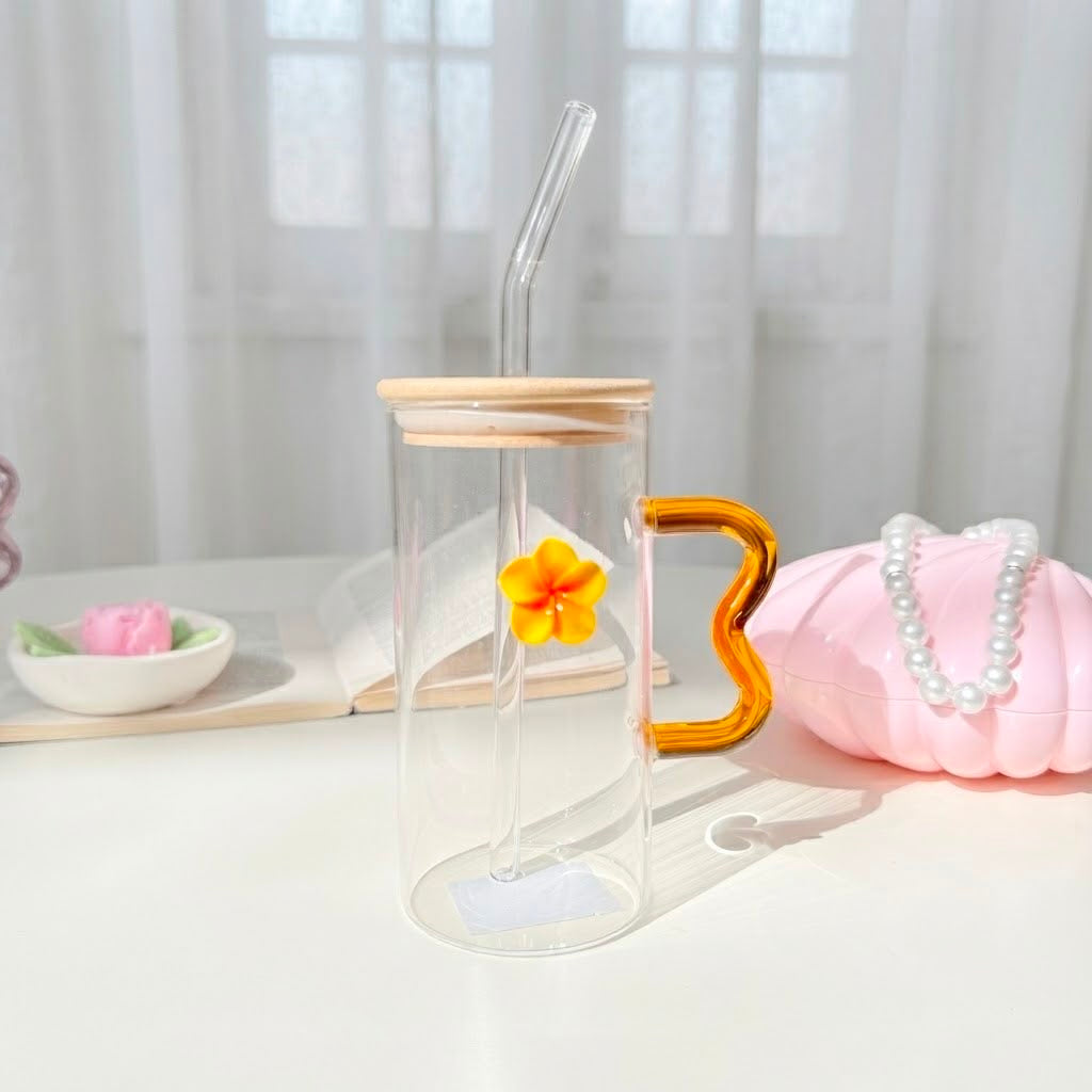 Cute Flowery Cup