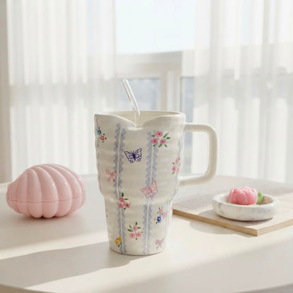 Cozy Straw Mug