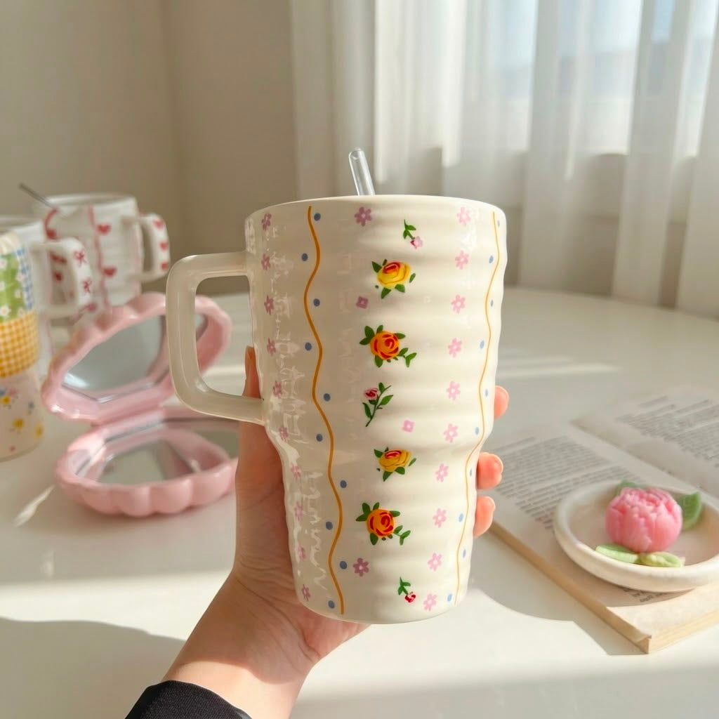 Cozy Straw Mug
