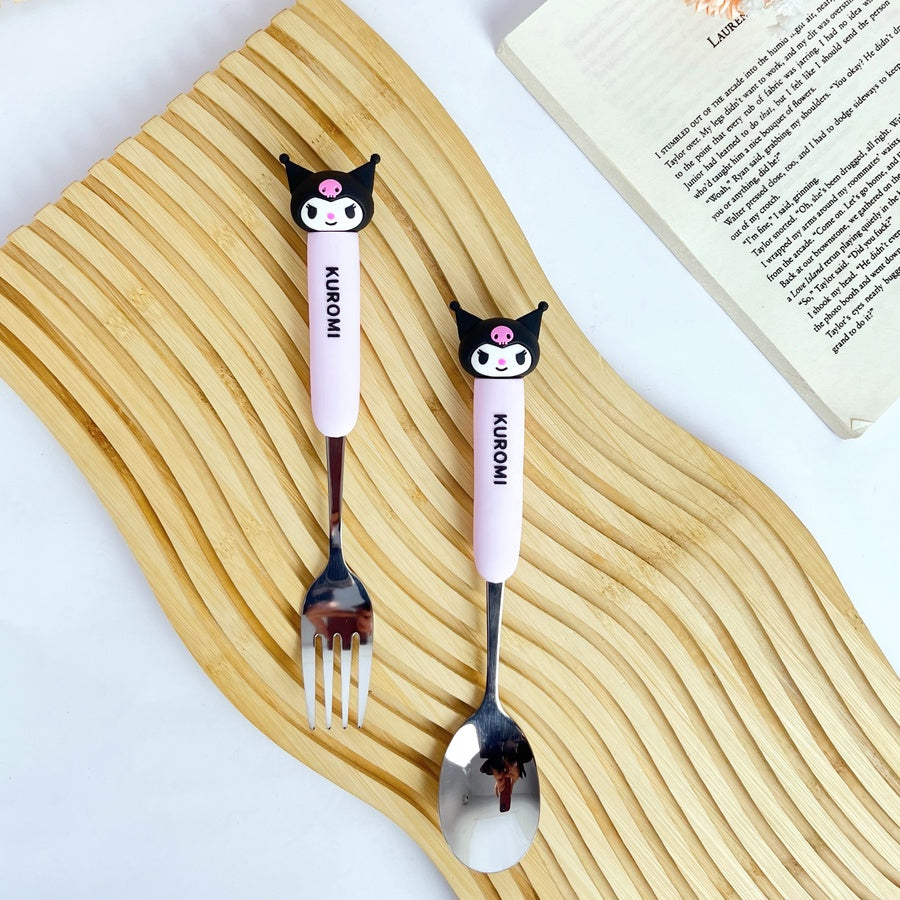 Kuromi Spoon&Fork