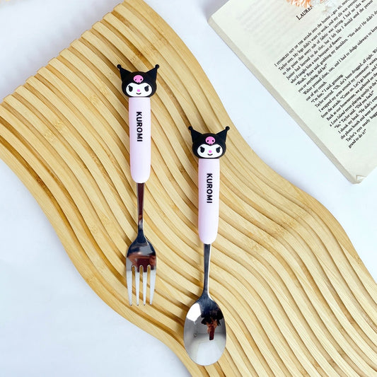 Kuromi Spoon&Fork