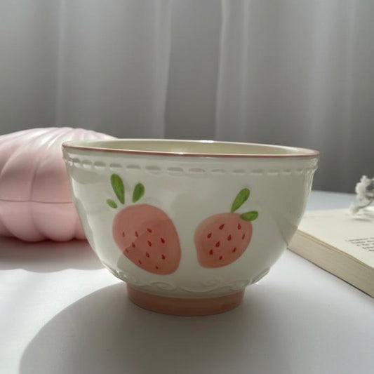 Pink Strawberry Bowl
