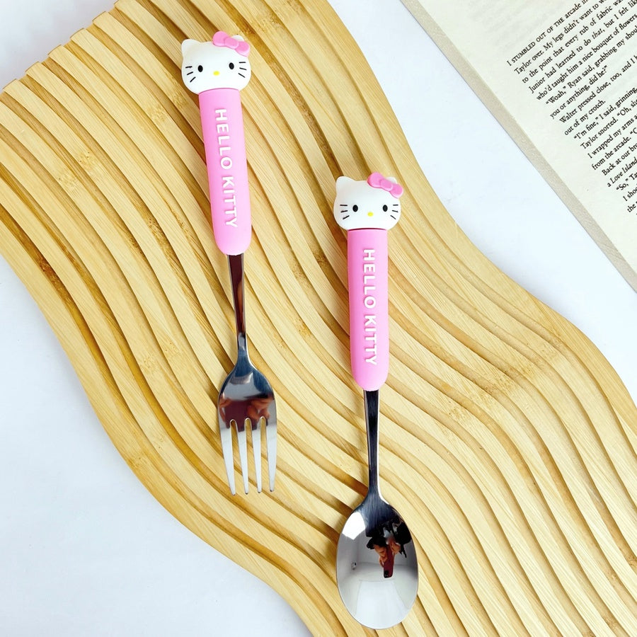 Kitty Spoon & Fork