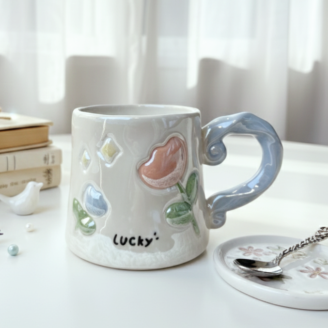 Metallic Lucky Mug