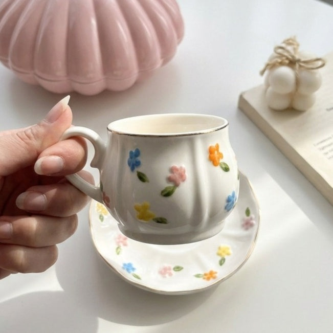 Pastel Garden Cup Coffee Size
