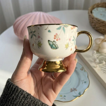 Full Set Of Petite Bloom Cup Coffee Size