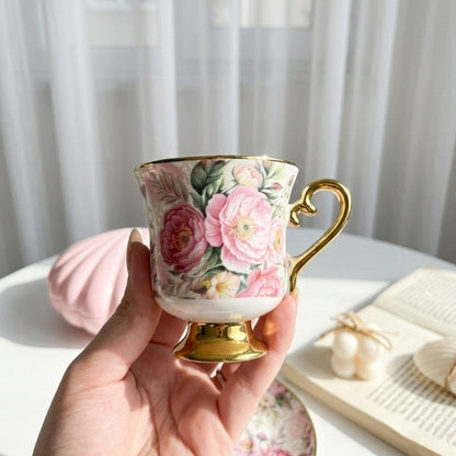 Full Set Of Fluffy Flora Cup Coffee Size