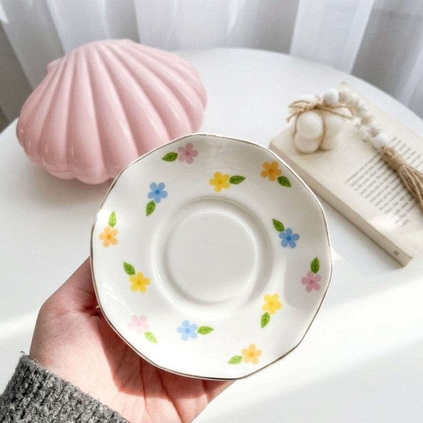 Full Set Of Pastel Garden Cup Coffee Size