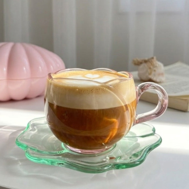 Pinky Glassy Tulip Cup