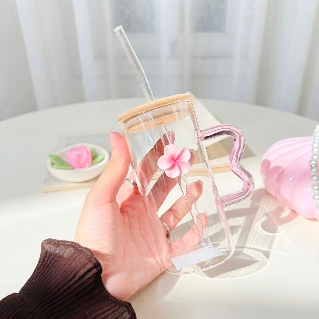 Cute Flowery Cup