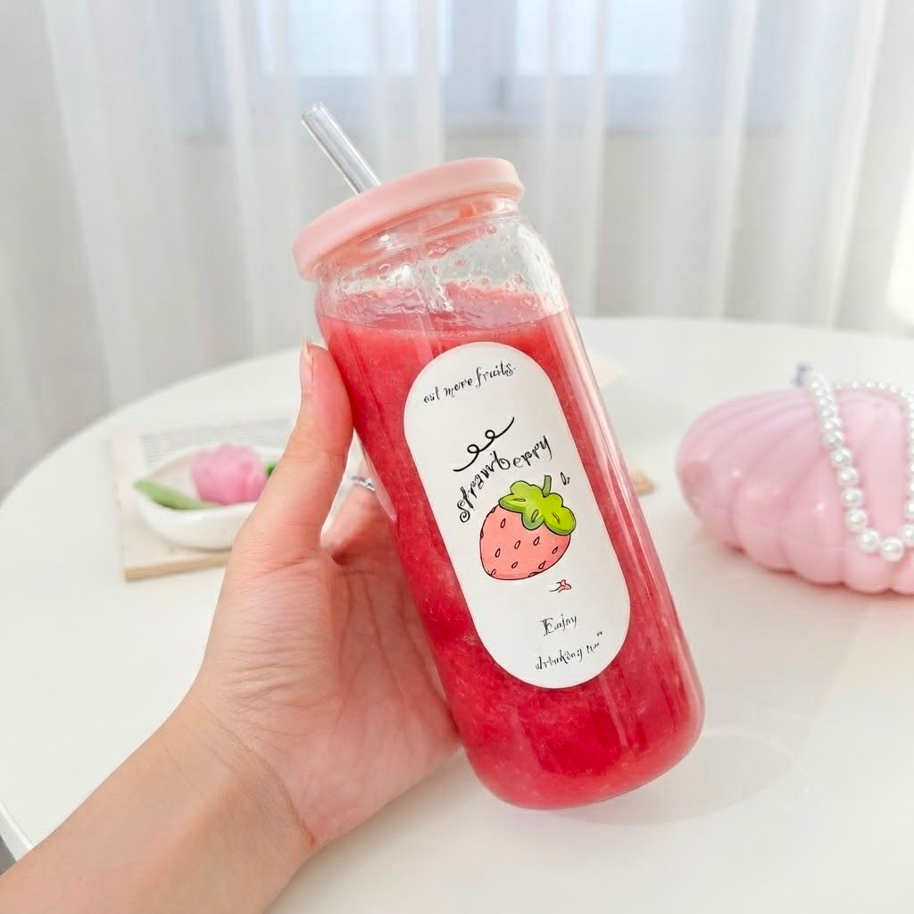 Fruity Glass Cup