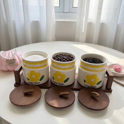 Flowery Canister Set