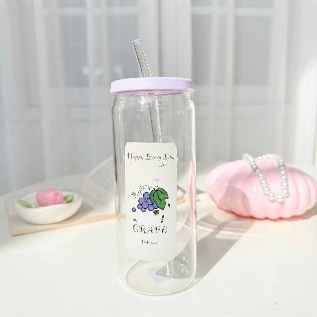 Fruity Glass Cup