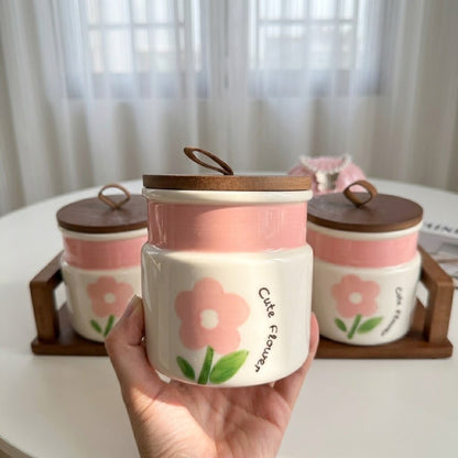 Flowery Canister Set