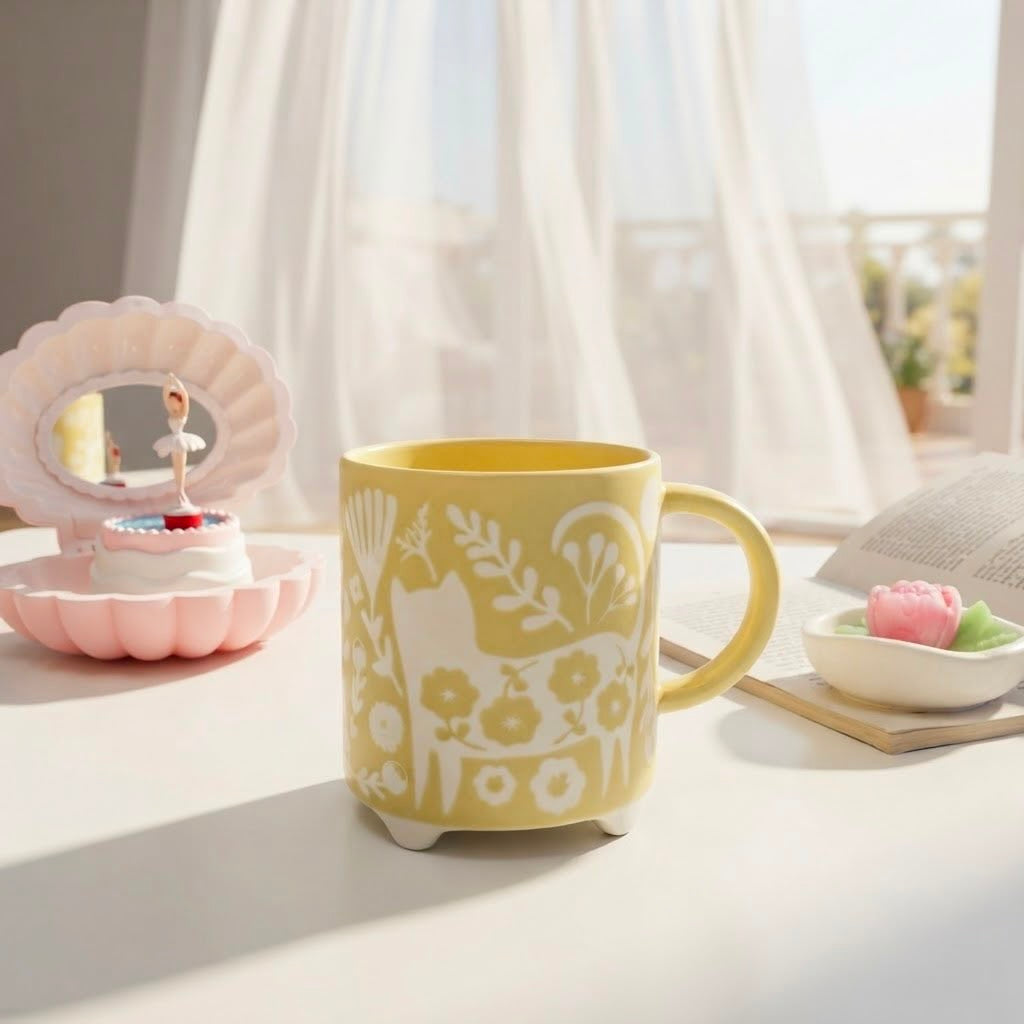 Cats Flowery Mug
