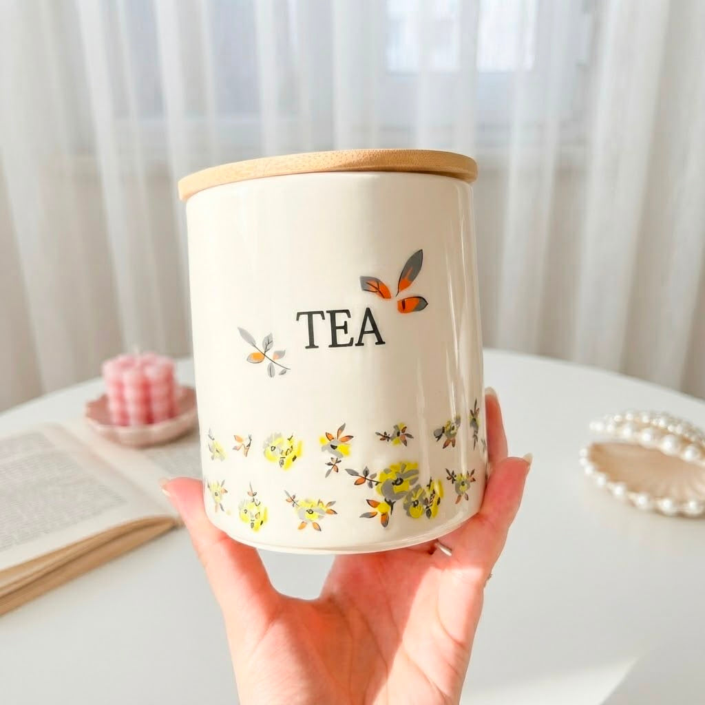 Floral Storage Canisters