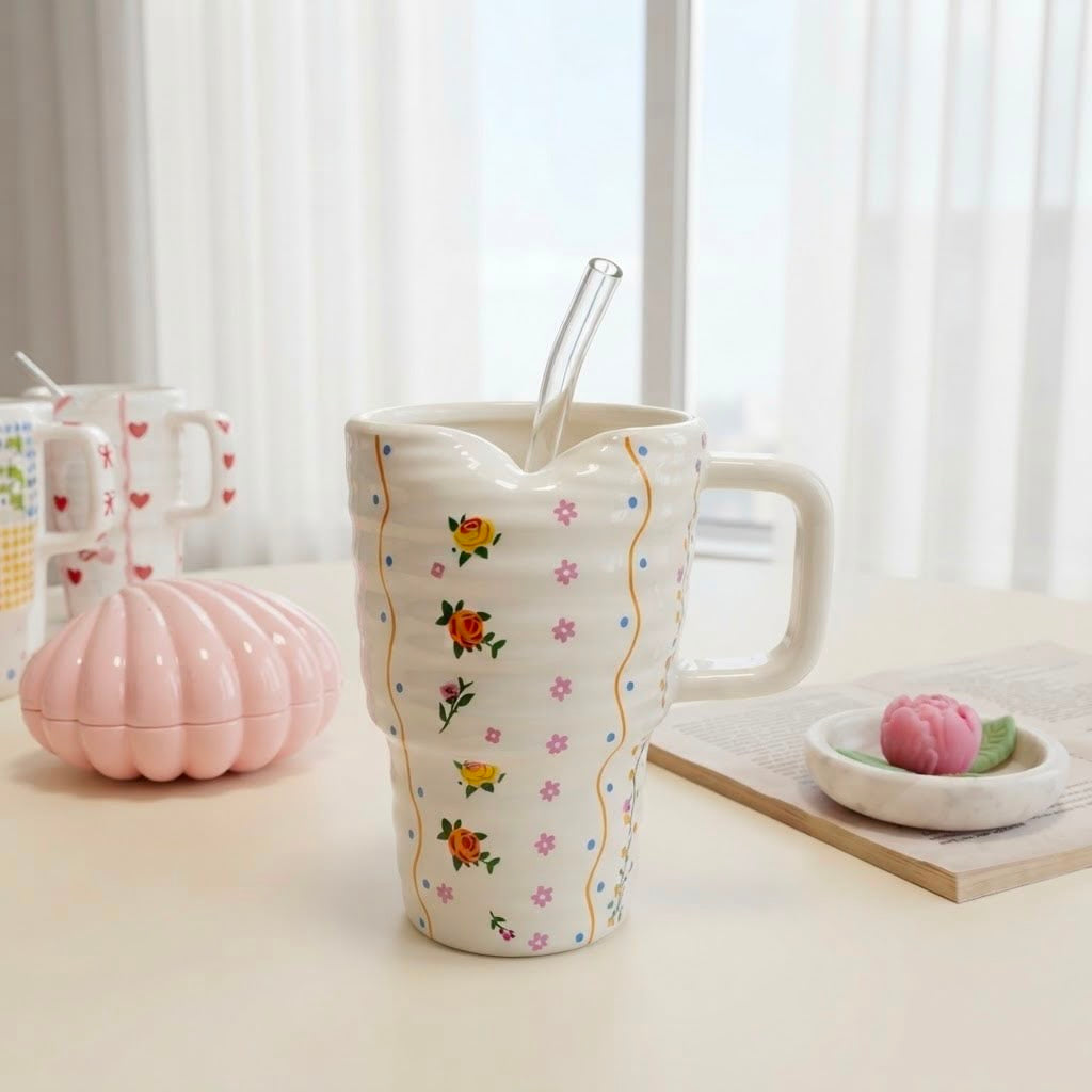 Cozy Straw Mug