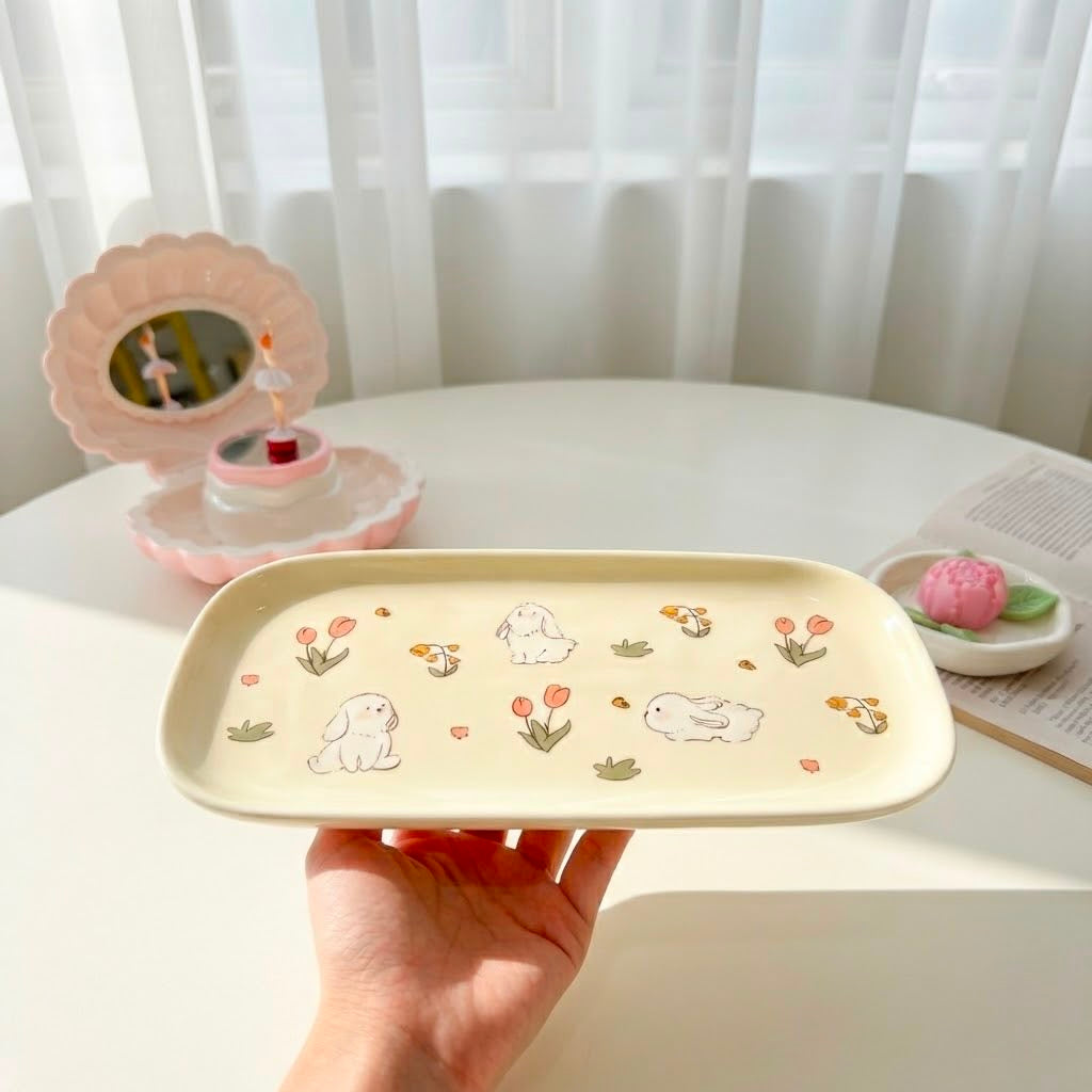 Bloom Bunny Mug & Tray Set