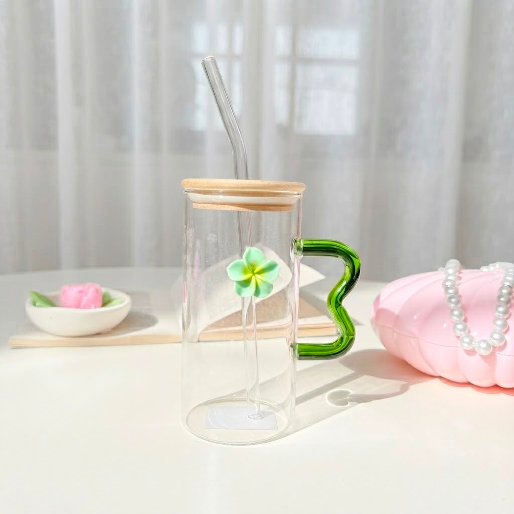 Cute Flowery Cup