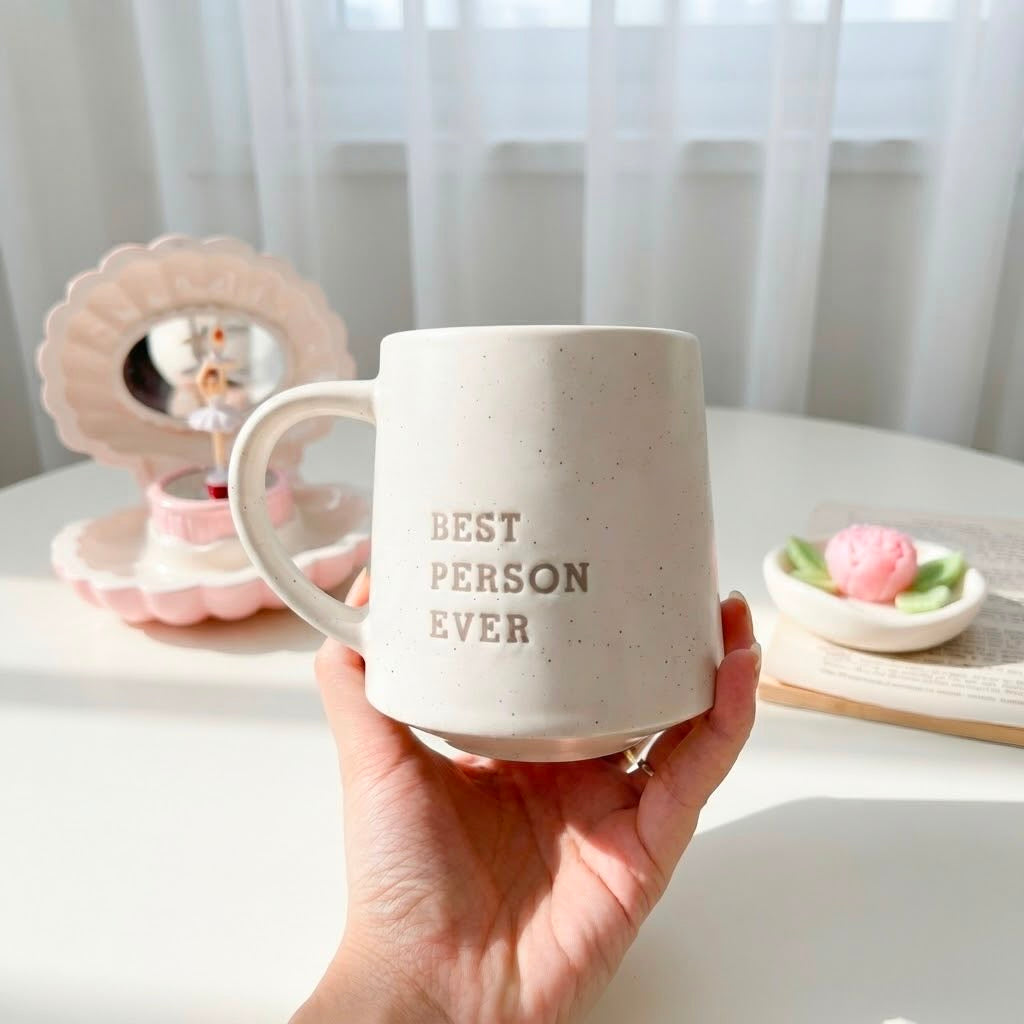 Minimal Quote Mug