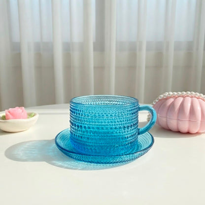 Large Dotted Glass Mug