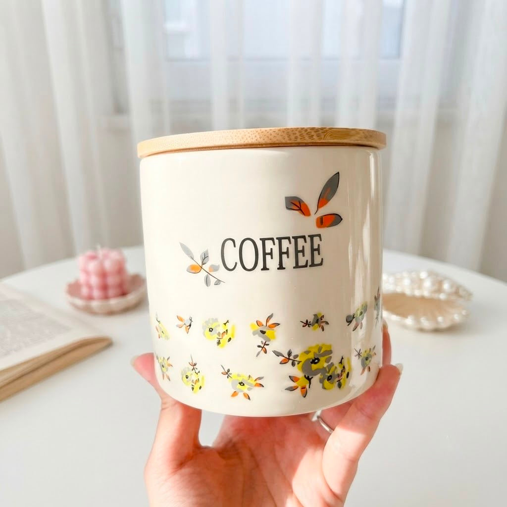 Floral Storage Canisters