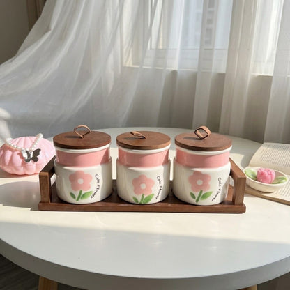 Flowery Canister Set