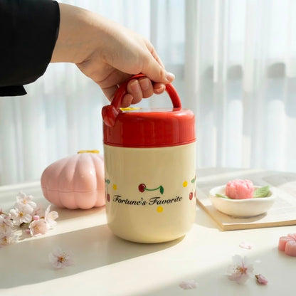 Cherry Thermal Food Jar