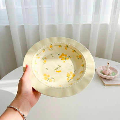 Yellow Bloom Plate