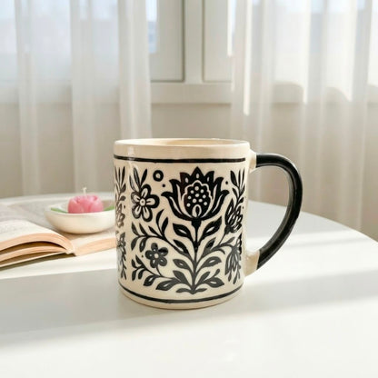 Black Blossom Mug