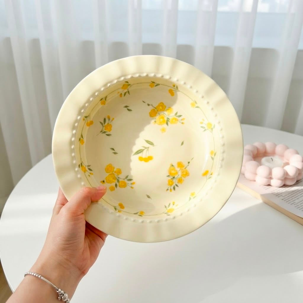 Yellow Bloom Plate
