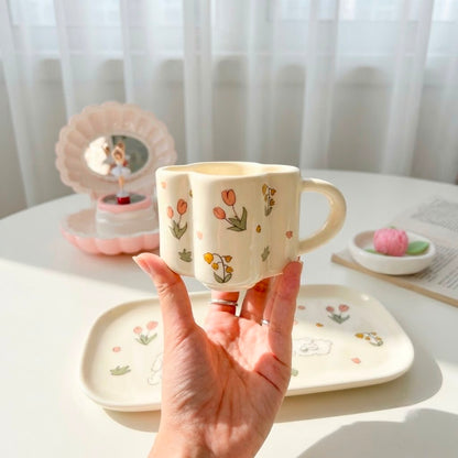 Bloom Bunny Mug & Tray Set