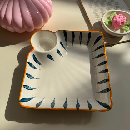 Navy Sauce Plate