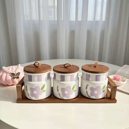 Flowery Canister Set