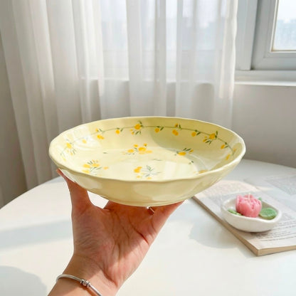 Yellow Bloom Plate