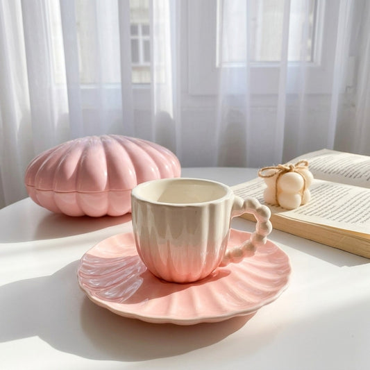 Pinky Pearl Coffee Cup (one piece)