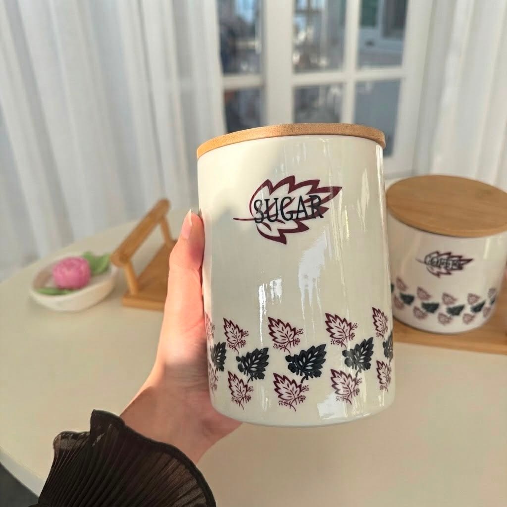 Floral Storage Canisters