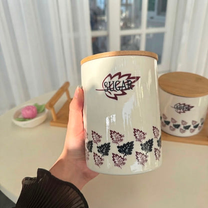 Floral Storage Canisters