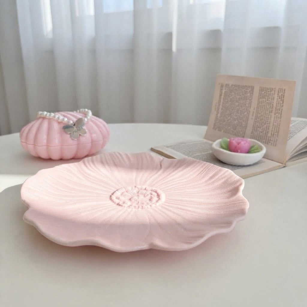 Pinky Flora Plate